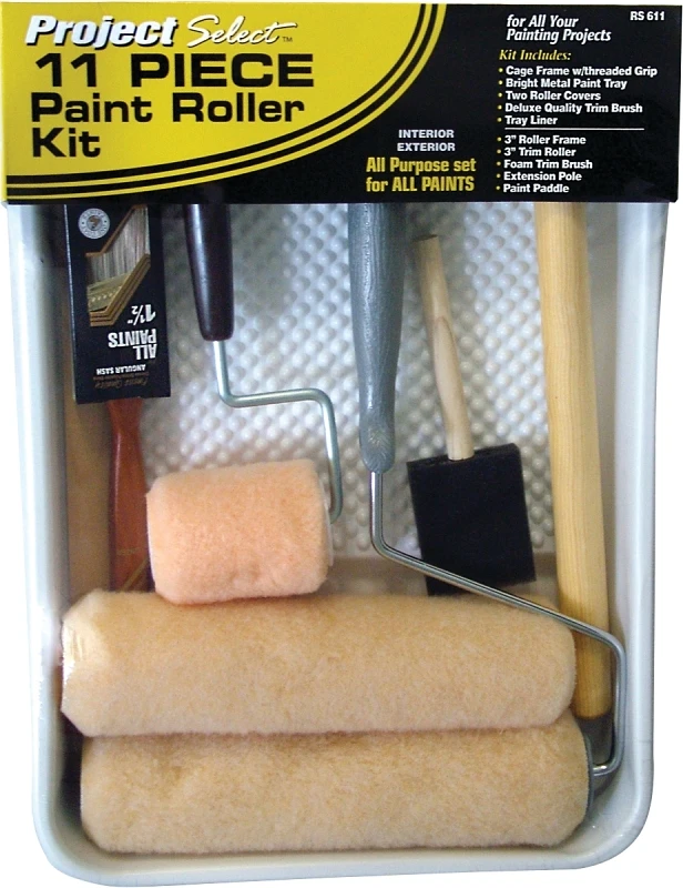 11-Pc. Paint Roller Tray Set
