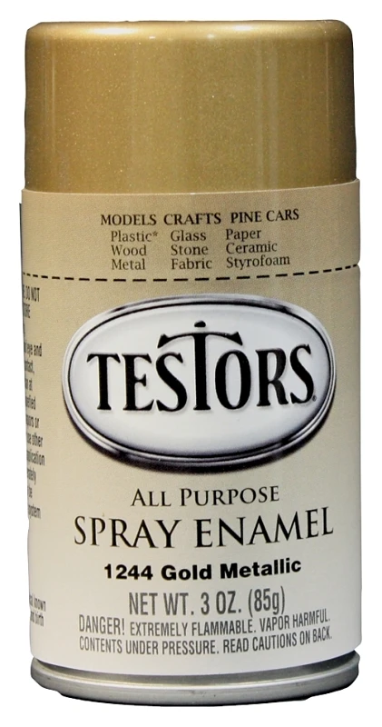 Craft Spray Paint, Gold Metallic, 3-oz.