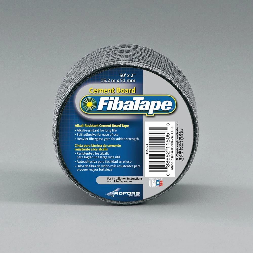 FibaTape Cement Board Tape, Gray, 2 In. x 150 Ft.