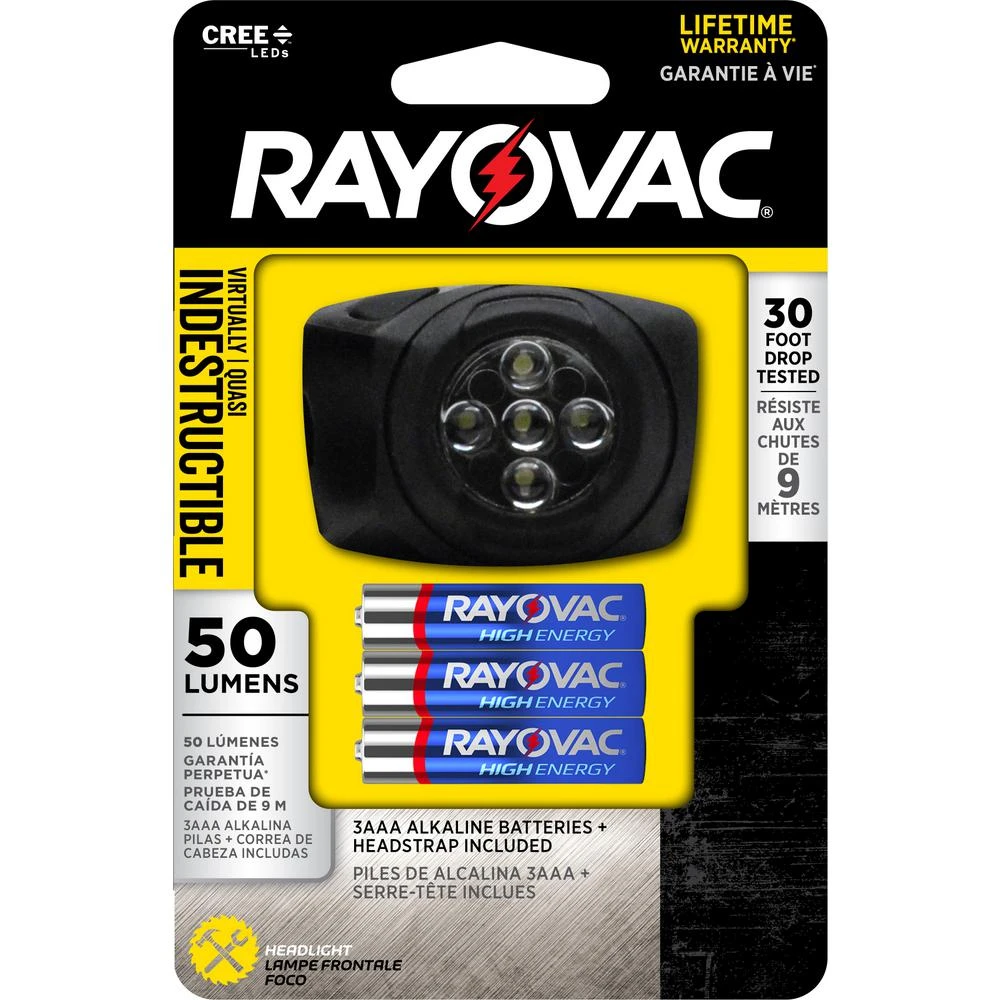 Virtually Indestructible LED Headlight, 3 AAA