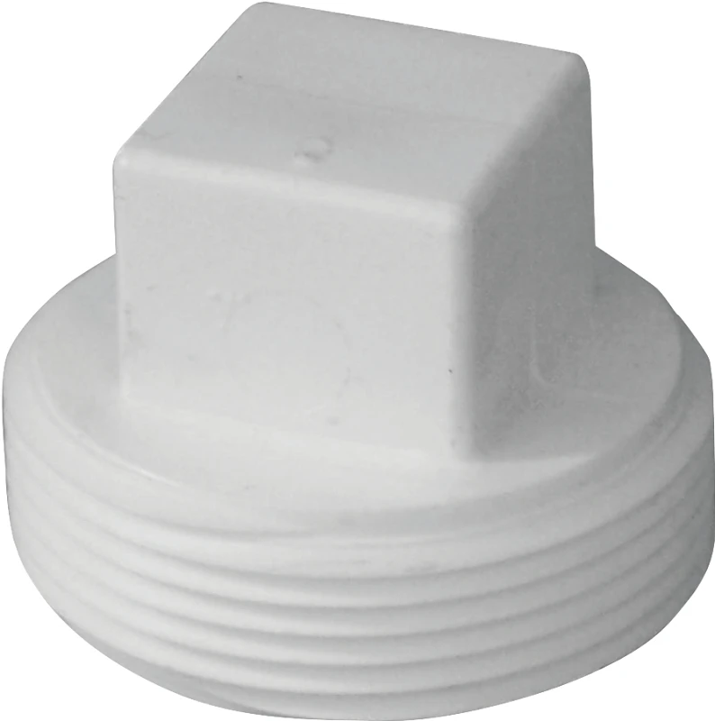 4 Inch Male Threaded Cleanout Plug For Dwv Systems - Pvc Schedule 40