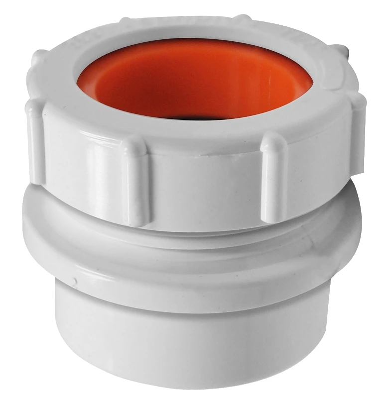 Schedule 40 DWV Male Trap Adapter, Spigot x Slip Joint Nut