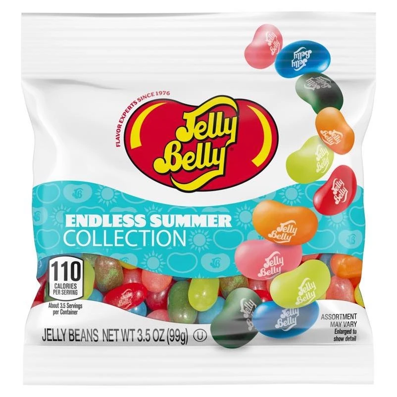 Jelly Belly Endless Summer Jelly Beans – 3.5 oz Bag of Fruit‑Flavored Candies