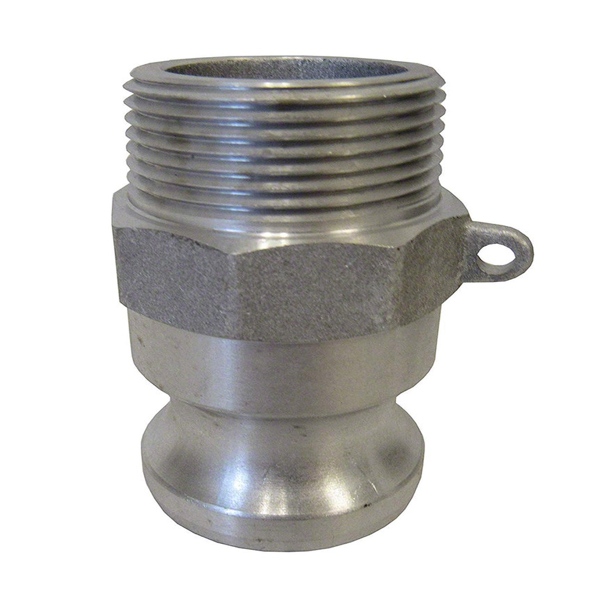 Aluminum Cam and Groove Male Adapter x Male NPT Thread - 1-1/2 Inch - Type F Adapter