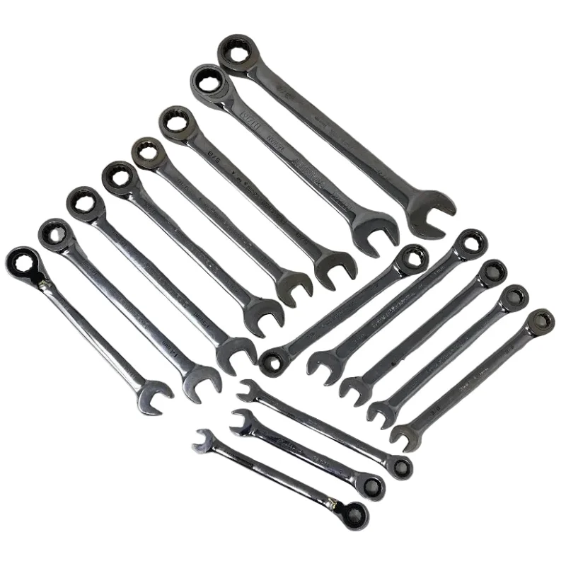 Assorted Ratchet Wrenches – 16pc – STD + Metric – GearWrench, Kohler Engines, Stanley