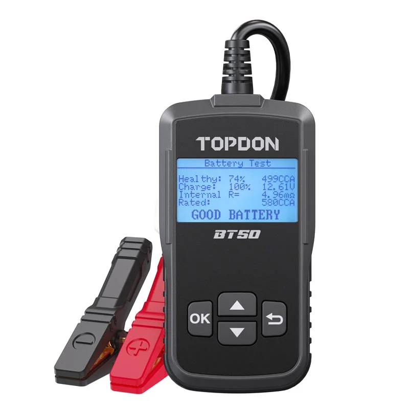 BT50 | Battery, Charging & Cranking System Tester | TOPDON