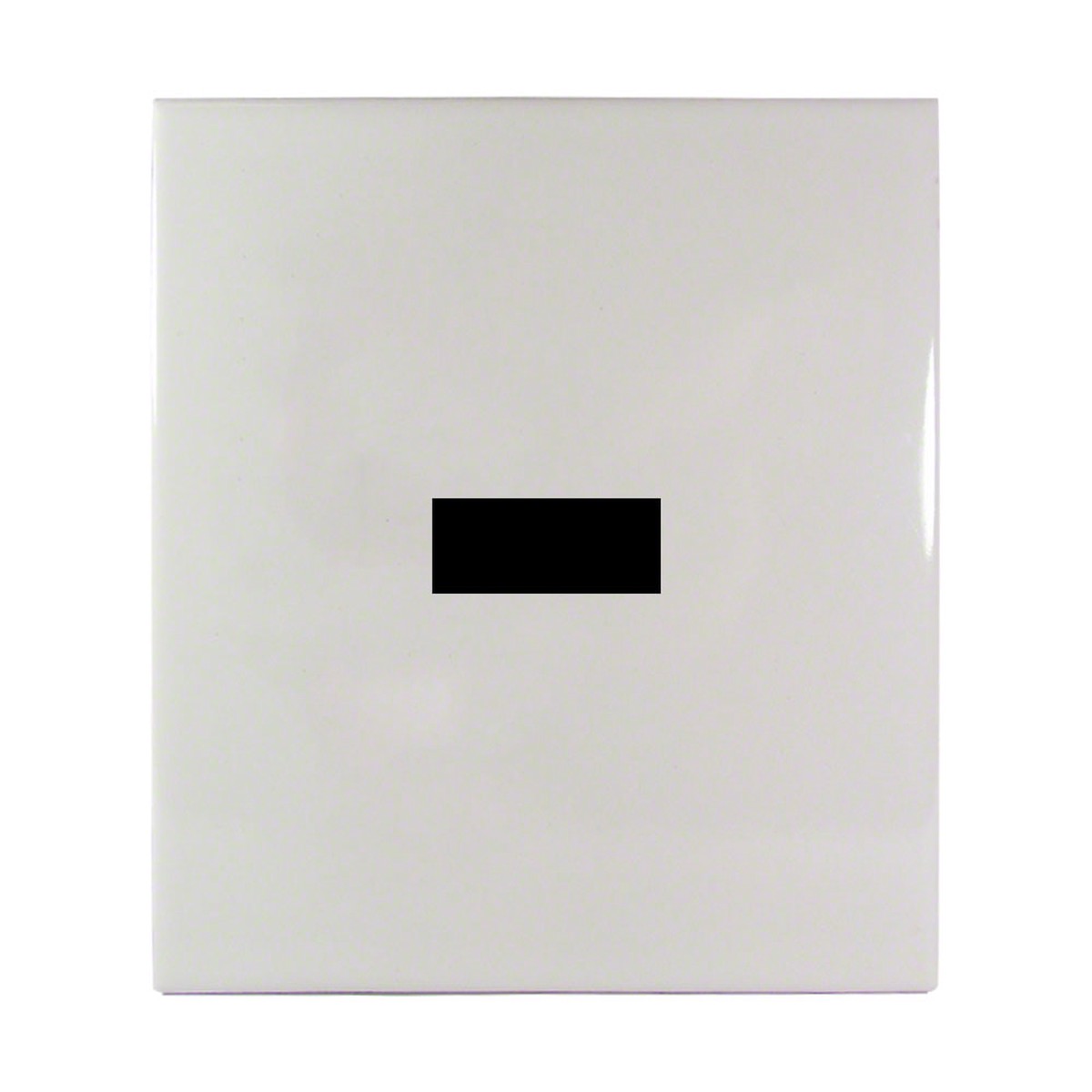 Dash (-) Symbol Ceramic Smooth Tile Depth Marker 6 Inch x 6 Inch with 4 Inch Lettering