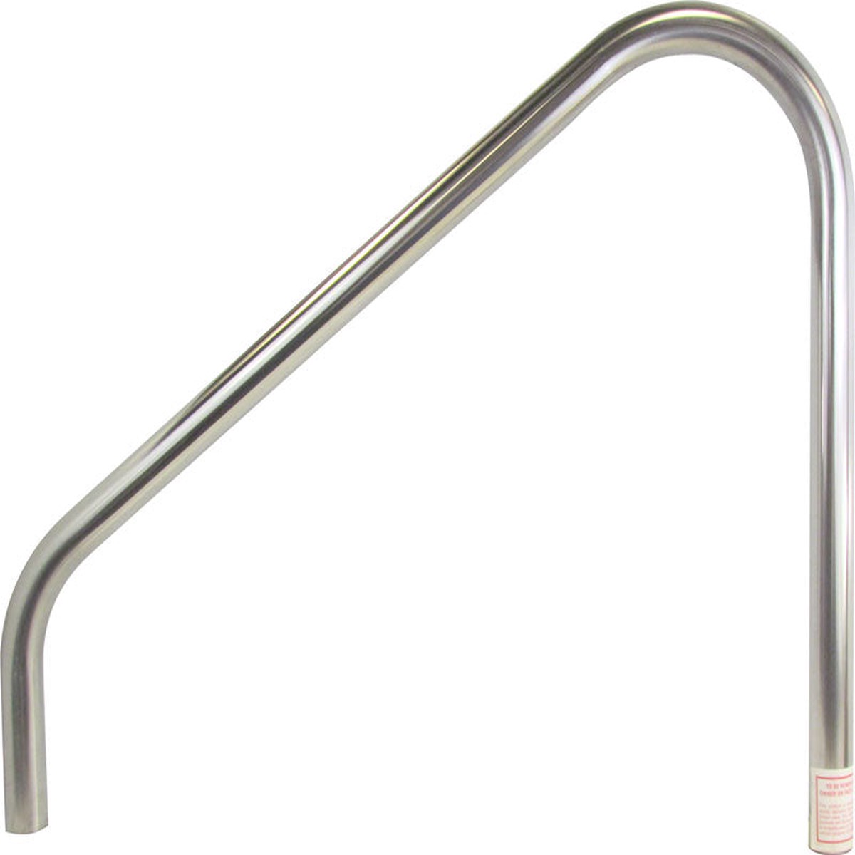 Deck Mounted 42 Inch Pool Stair Rails - 1.90 x .049 Inches - Pair