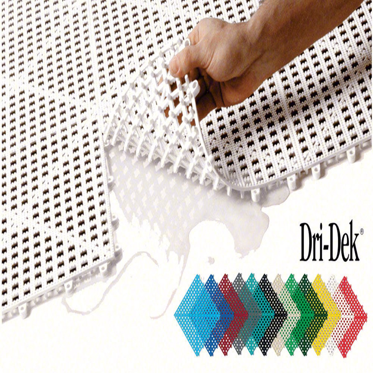 Dri-Dek Open Grid Floor Tile - 3 x 12 Foot Roll