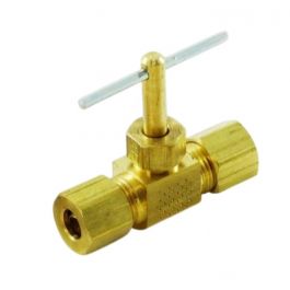 Johnson Controls F-1000-93 1/4" Compression Fitting Needle Valve