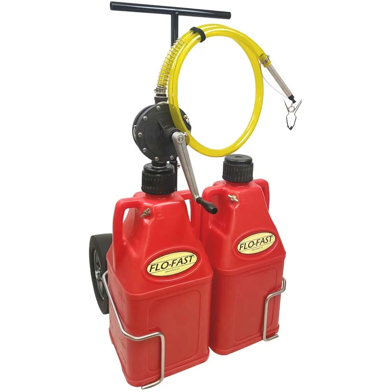 Flo-Fast Pro Dual System, (2) 7.5 Gallon Containers, 12″ Tires | Red 31030-R