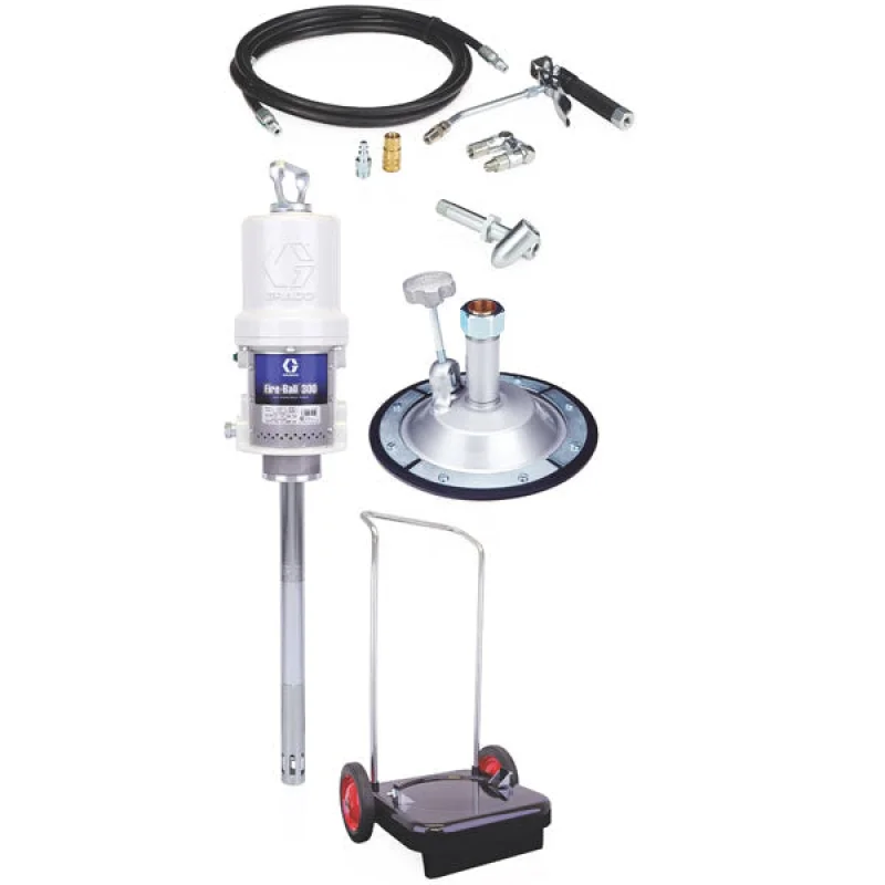 Graco 226012 | Fire-Ball 300 Series – 50 Lb 50:1 Grease Package (Pro-Shot Cart-Mounted Pail Topper)