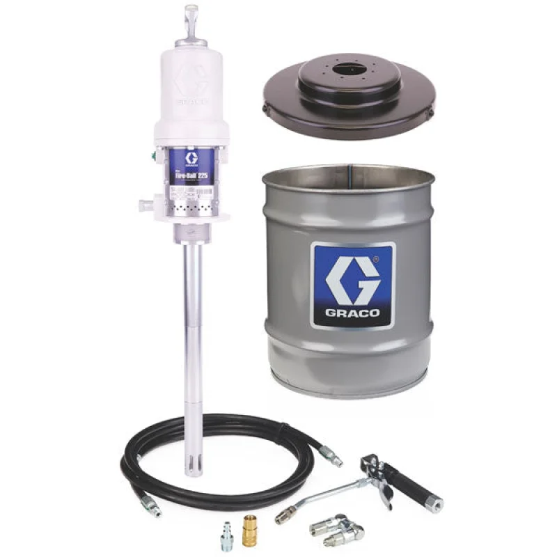 Graco 246911 | Mini Fire-Ball 225 Series – 35 Lb / 50 Lb Grease Package (Stationary Pail Dispenser)