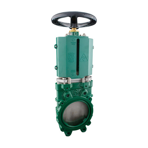 Metaltecnica 6 in. Cast Iron ANSI Flanged Gate Valve w/ Stainless Steel Knife - Hand Wheel