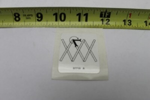 Genie Lift Part # 97719GT - DECAL, LABEL, SAFETY ARM SYMBOL, EA