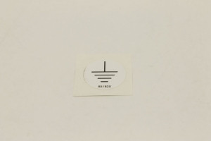 Genie Lift Part # 851820GT - DECAL- SYMBOL FOR GROUND, EA