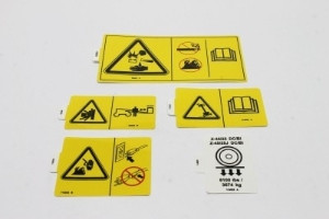 Genie Lift Part # 82774GT - DECAL KIT,Z45 DC & BI,SYMB, EA