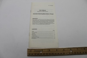 Genie Lift Part # 85460GT - MANUAL, SIGNET CHARGER - 80990, EA