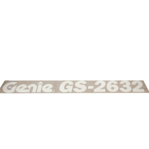 Genie Lift Part # 72973GT - DECAL,COSMETIC,GENIE GS-2632, EA