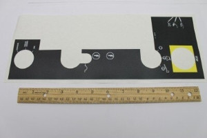 Genie Lift Part # 82269GT - DECAL,GROUND CONTROL PANEL,Z80, EA