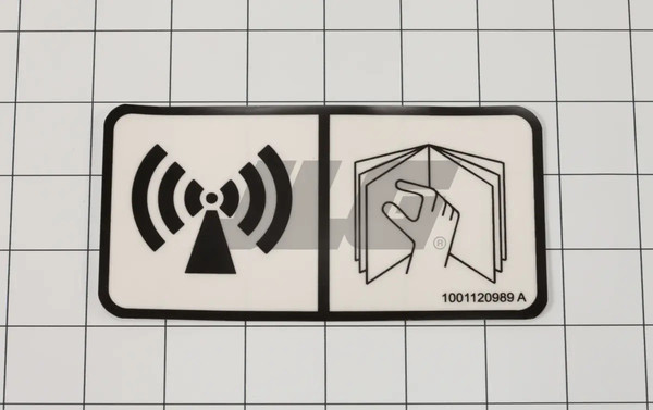 JLG Part # 1001120989 | DECAL,RADIO FREQUENCY, EA