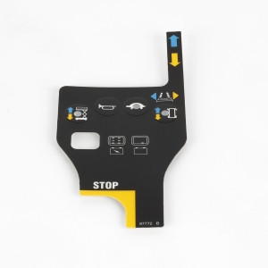 Genie Lift Part # 97772GT - DECAL,OVERLAY,PLAT CONTROLS, EA