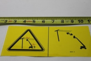 Genie Lift Part # 82544GT - DECAL,DANGER,ELEC.HAZ.STAY CLR, EA