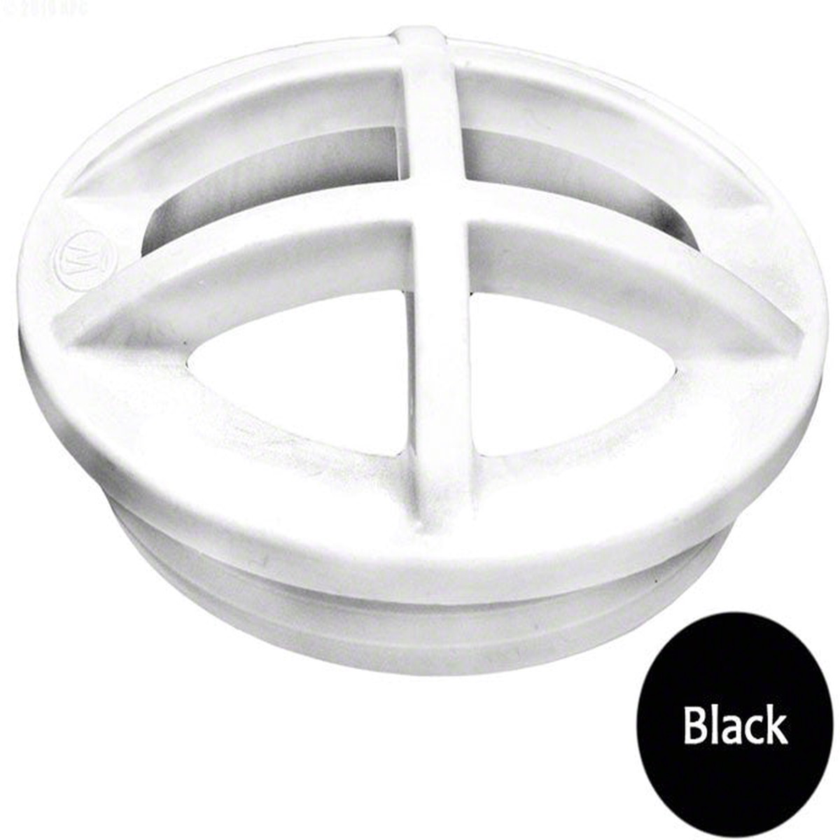 Inlet Fitting Grate Insert - 1-1/2 Inch MIP - Black