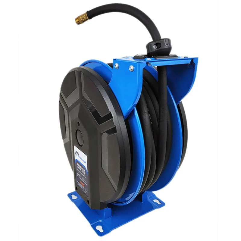 M3 Heavy Duty Slow Retraction with Cover Air/Water Hose Reel ” x 50 ft | M3D-SSAW-5050
