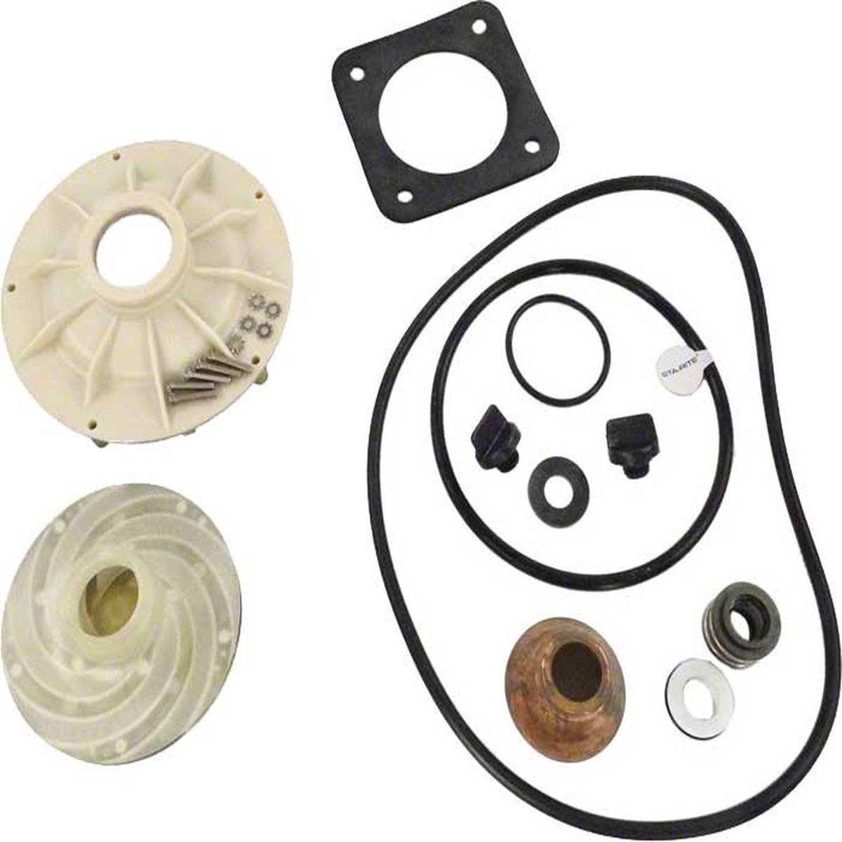 Max-E-Glas and Dura-Glas Up-rated/Full-rated Pump Overhaul Kit 1/3-1/2 HP - Models PE PEA P2R P2RA PRA