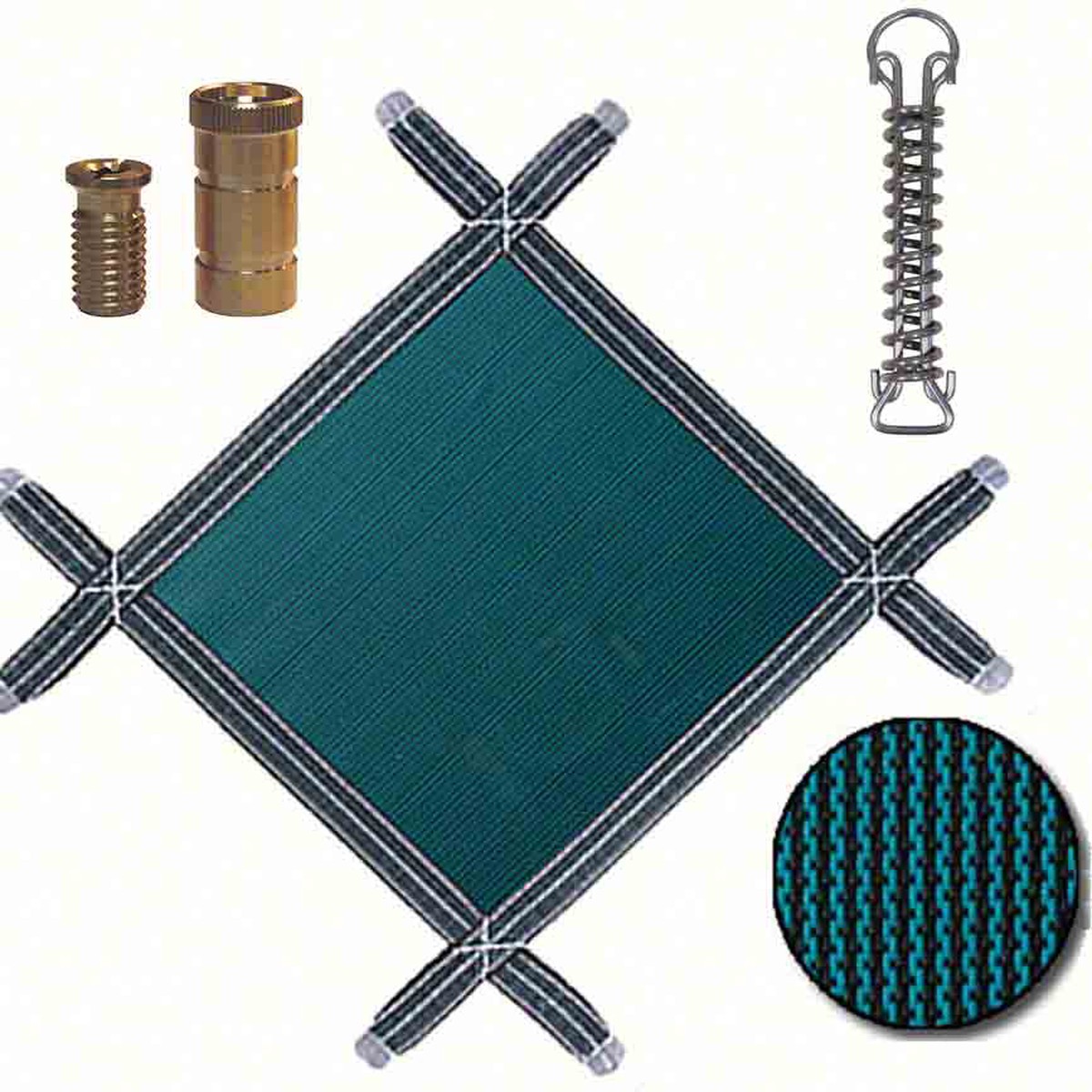 MeycoLite Mesh Rectangular Safety Pool Cover 10 x 10 Feet