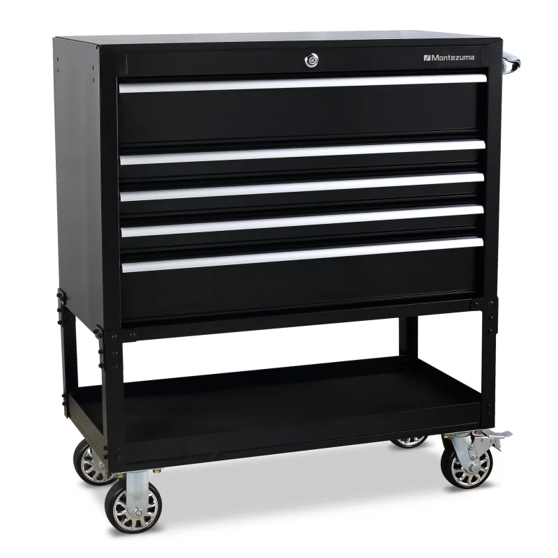 Montezuma BK3605UC | 36 in. 5-Drawer Utility Cart