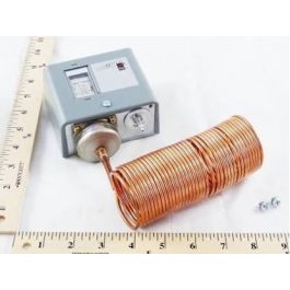 Johnson Controls A40EA-1 Pneumatic Temperature Switch 15°-55°F Coil Bulb 20" Open-Low