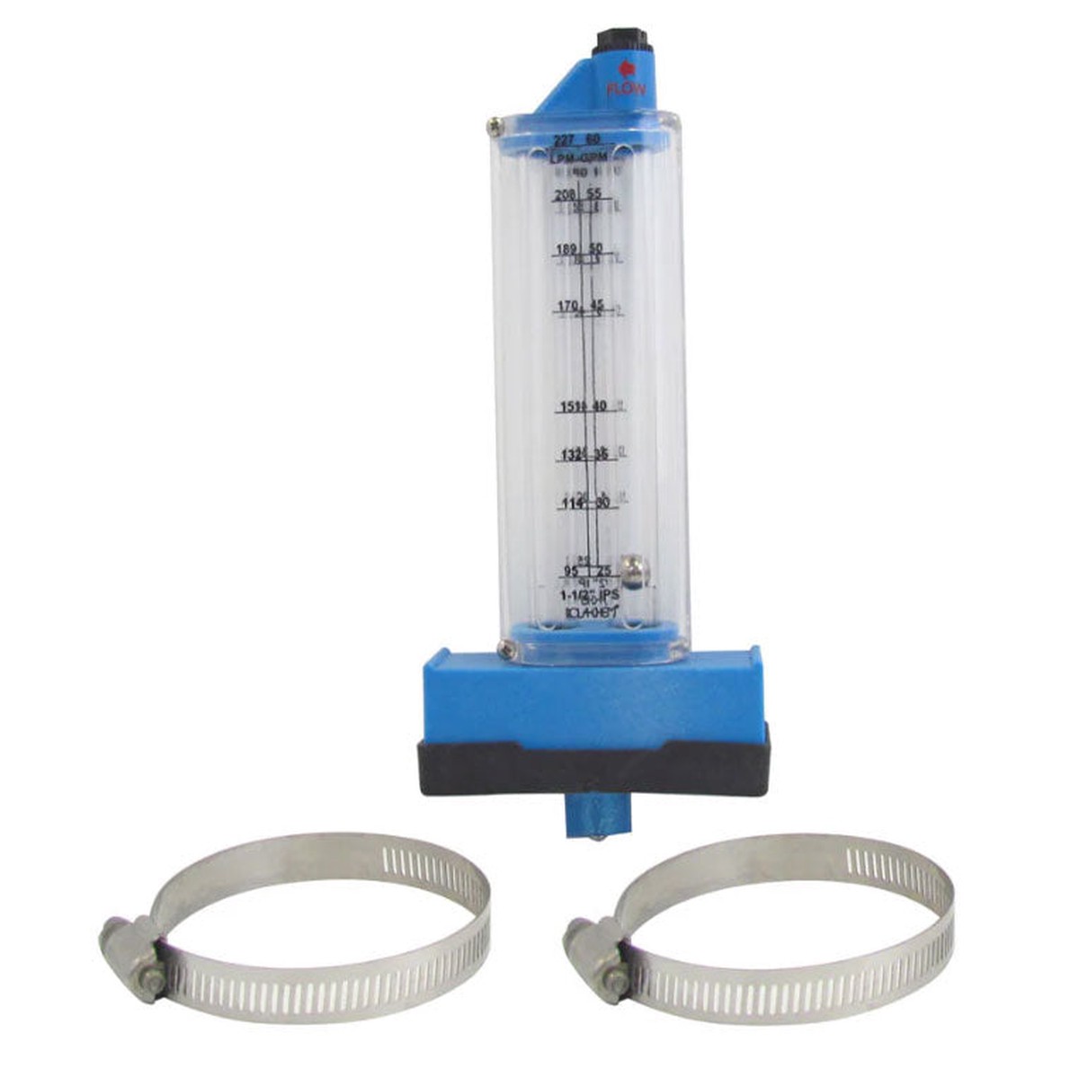 Pool Flowmeter for 1-1/2 Inch Pipe - 25 to 60 GPM