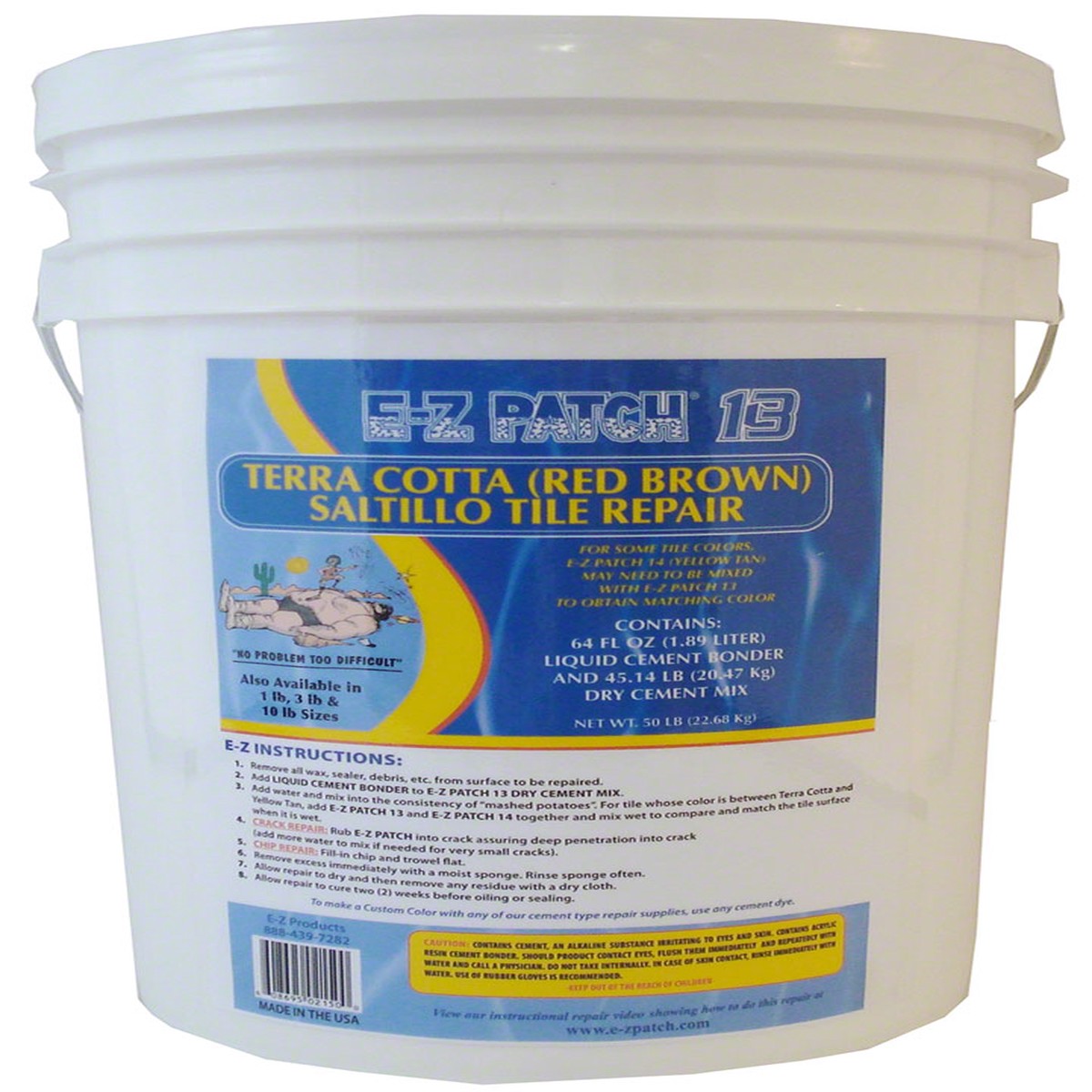 Saltillo Tile Repair Terra Cotta (Red-Brown) - 50 pounds