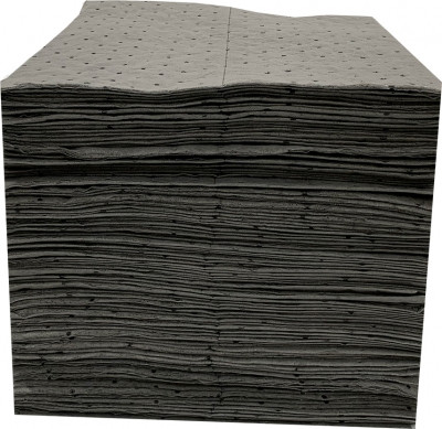 Essentials 15 in. W x 18 in. L Universal Three-Ply SMS Heavyweight Sorbent Pads, 100 Count