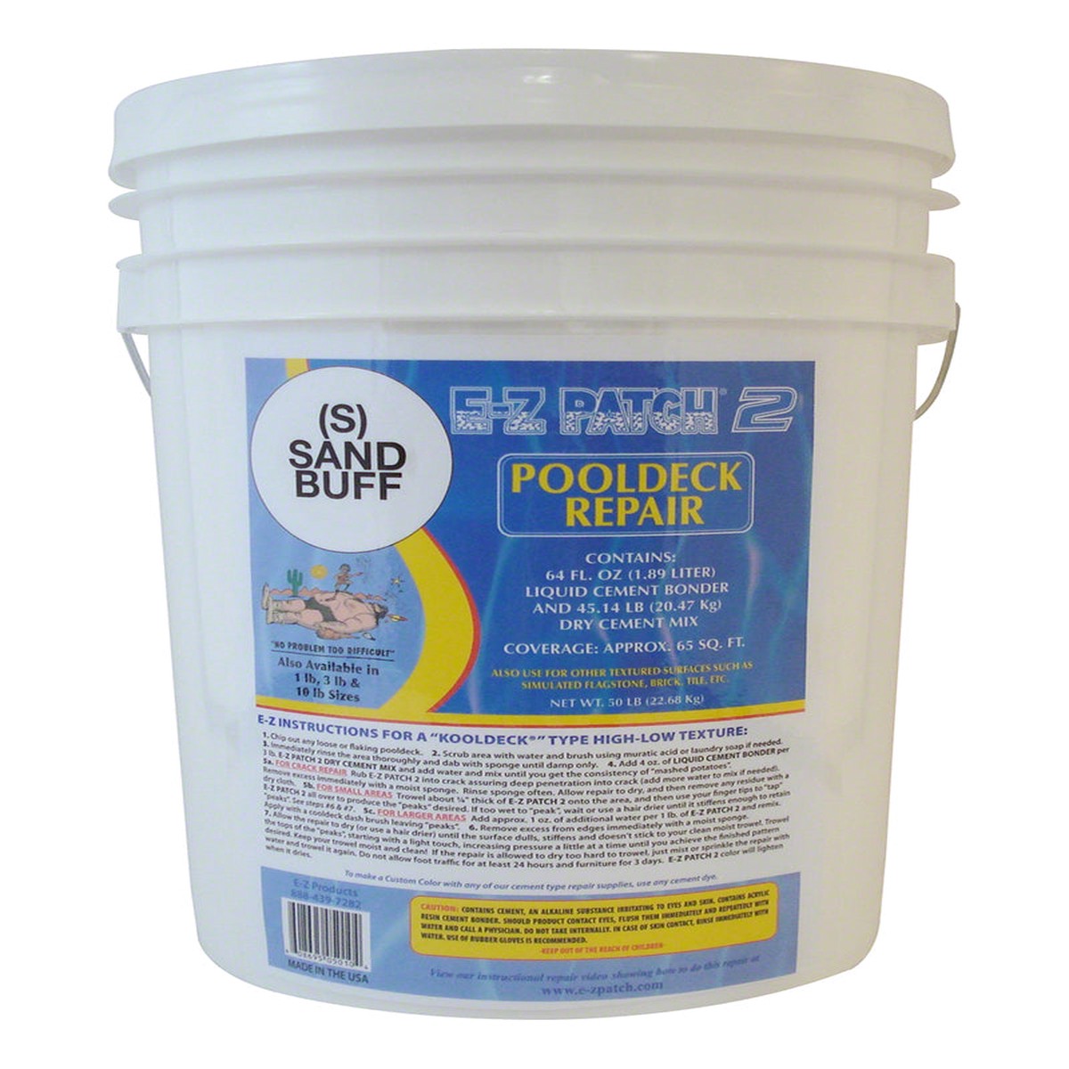Stegmeier Pooldeck Colors for Stegmeier Frontier Desert Surfaces - 50 Pounds