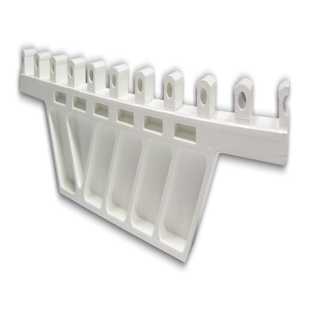 SuperGrip Parallel Grating Radial Support 6 Inch - White