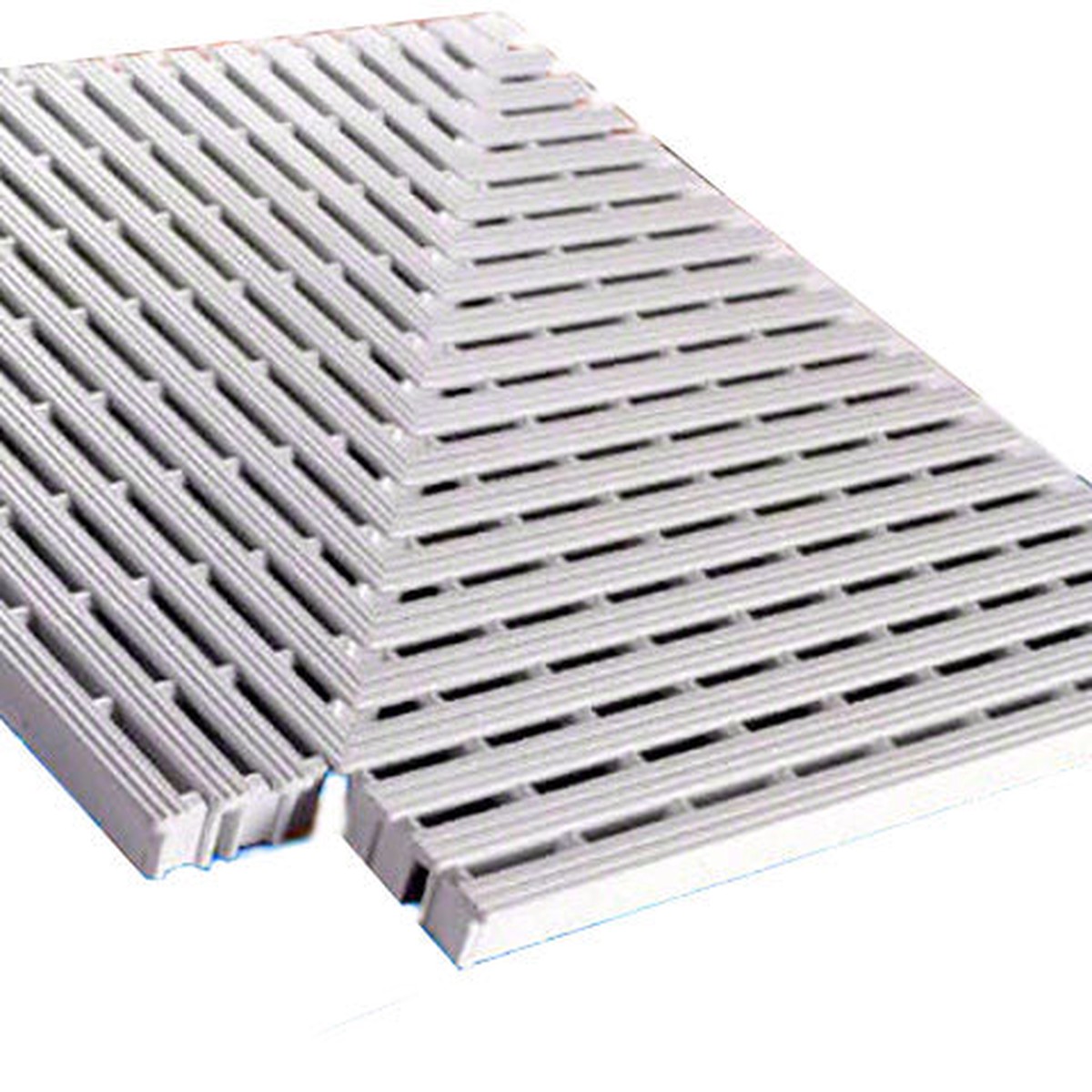SuperGrip Perpendicular 90 Degree Corner 8 Inch - Non-Sloping Inside - White