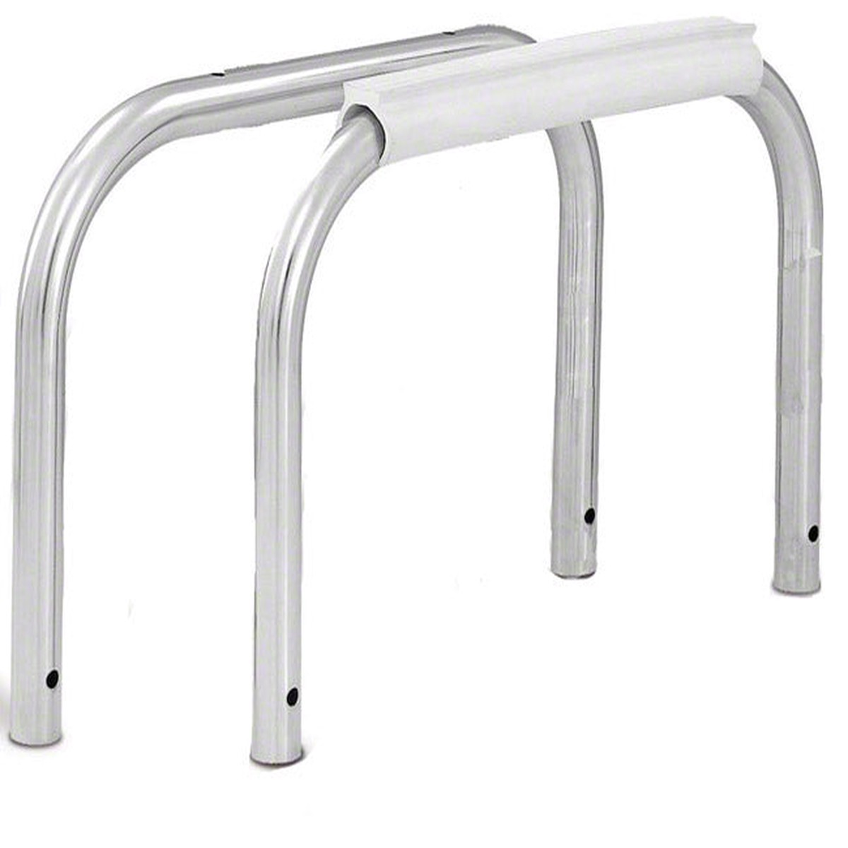 U-Frame Diving Stand for 6 or 8 Foot Boards With Fulcrum Pad - 18 Inches x .065 Wall - Marine Grade
