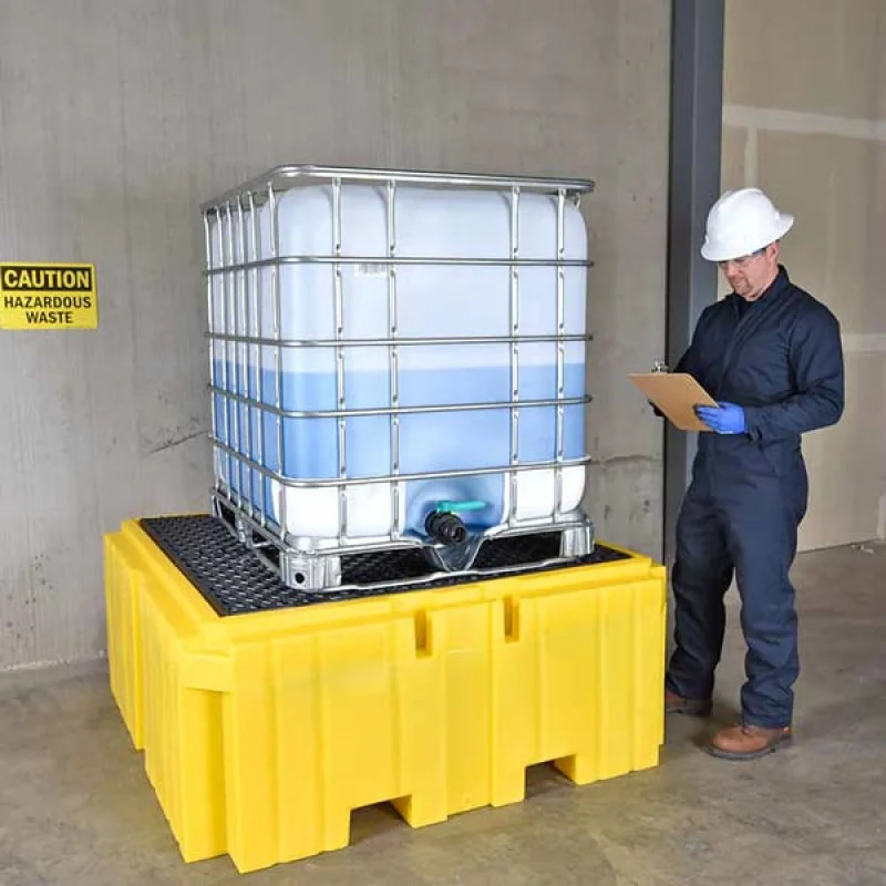 Ultra-IBC Spill Pallet Plus without Drain | Low Profile | UltraTech 1157