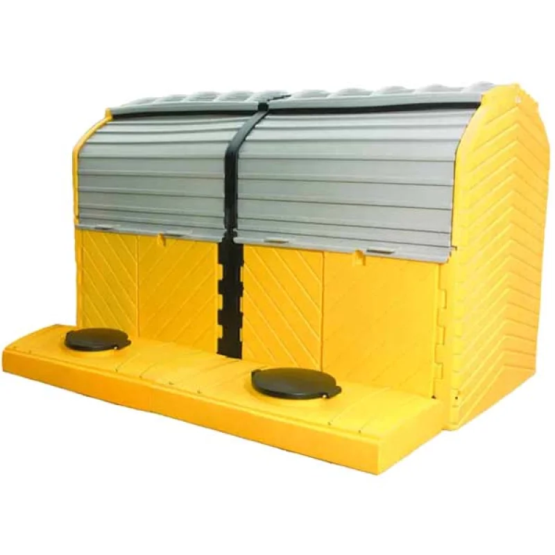 Ultra-Modular IBC Spill Pallet | Outdoor – 2 IBC | UltraTech 1165