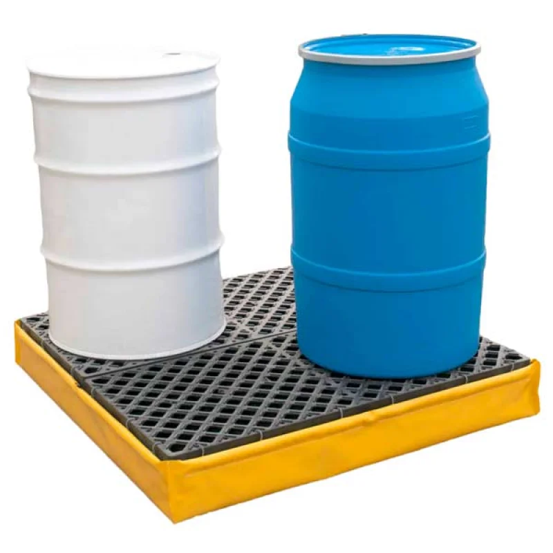 Ultra-Spill Pallet Flexible with Drain | P4 – 4 Drum | UltraTech 1346