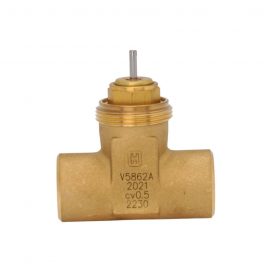 Honeywell V5862A2021 2-Way Globe Valve Modular Water 1/2" Sweat 0.47Cv