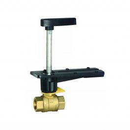 Honeywell VBN2AGPA0000 1/2" NPT 2-Way Brass Standard Profile Control Ball Valve 2.6 Cv