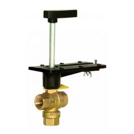 Honeywell VBN3CKPX0000 3-Way DCA Control Ball Valve Brass 1" NPT 14.9Cv