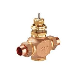 Johnson Controls VG7251ET 1/2" N/O Globe Valves 1.8 Cv Threaded X Union Tail