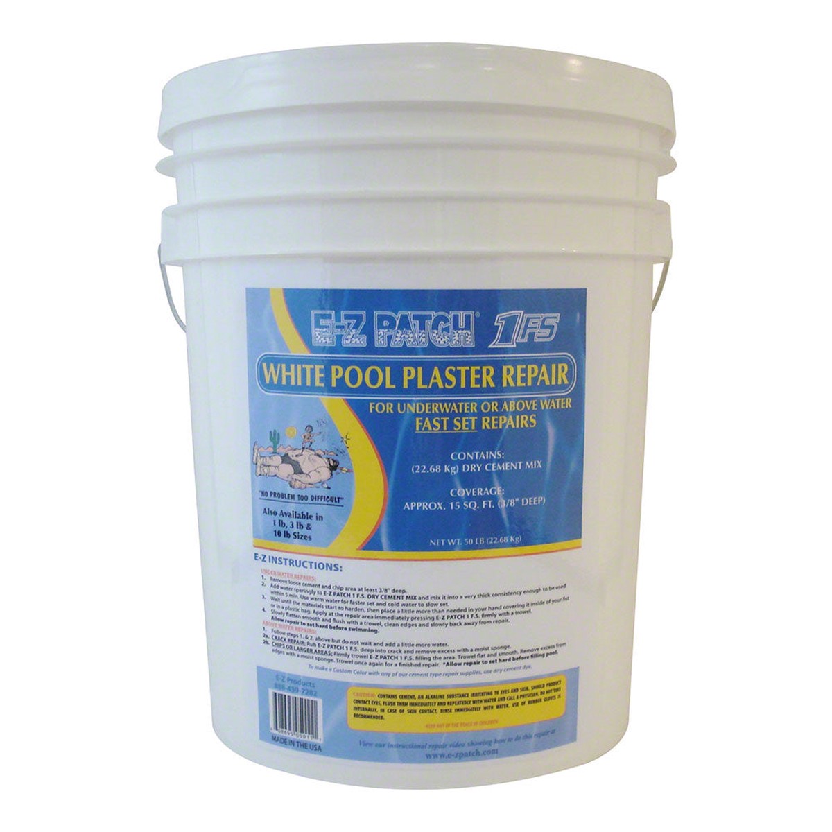 White Pool Plaster Repair - Fast Set - 50 pounds
