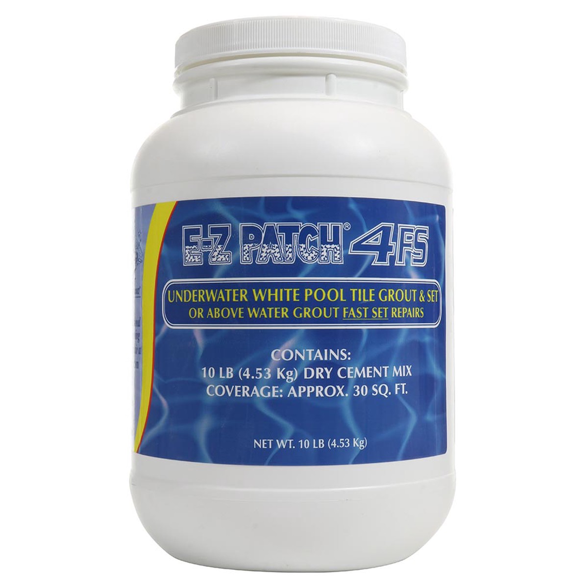 White Pool Tile Grout Repair - Fast Set - 10 pounds