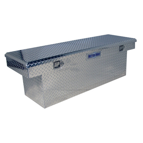 Better Built 73010966 71 in. Deep Saddle Truck Box - Bright Aluminum